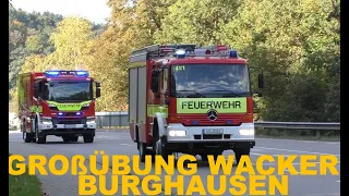 [Werkfeuerwehr Feuerwehr Rettungsdienst Katastrophenschutz] Großübung Wacker Chemie Burhausen 2023