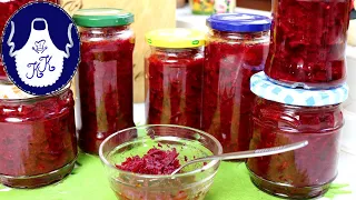 Rote Bete Salat für Winter mit vielen anderen Tipps / Selbstversorger Rezept