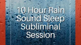 Enjoy Working Hard & Be Successful - (10 Hour) Rain Sound - Sleep Subliminal - By Minds in Unison