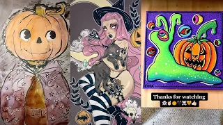 Spooky Art Tik Toks That Made Halloween Start Early! 🎃  🧙‍♀️