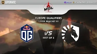 OG vs Team Liquid Game 1 (BO3) MDL Disneyland Paris Major EU Qualifiers