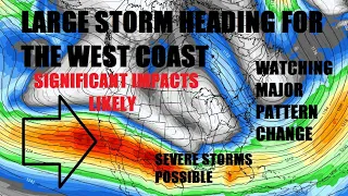 Major storm expected for the West! Flooding & heavy snow expected. Severe expected! Latest info..