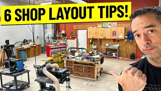 6 Tips For a Better Shop Layout #shoptour