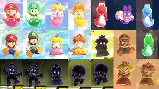 Super Mario Bros Wonder All Characters Death Animation (Every Characters)
