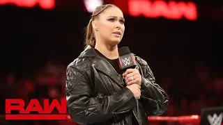 Ronda Rousey honors Jim "The Anvil" Neidhart: Raw, Aug. 13, 2018