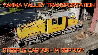 Yakima Valley Transportation Steeple Cab 298 Runs - 24 September 2022 - Electric Railway