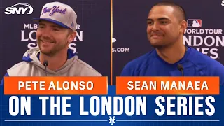 Pete Alonso and Sean Manaea on the Mets playing in London against the Phillies | SNY