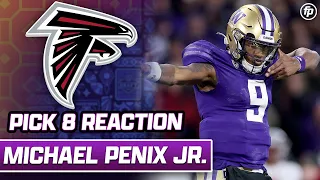 What are the Atlanta Falcons Doing?! Michael Penix Jr. NFL Draft Reactions | FantasyPros