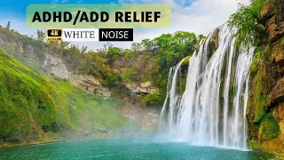 ADHD-ADD Relief - WHITE NOISE - Natural Sound For Better Focus And Sleep (Proven by Science)- 4K