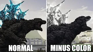 Godzilla Minus One Atomic Beam Minus Color Ver. Vs Normal - Kaiju Arisen Update