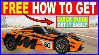 Forza Horizon 5 How To Get and Unlock FREE KTM X-Bow GT4 2018 Quick Guide