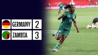 Germany vs Zambia | 2-3 | FIFA Women's Friendly Match 2023