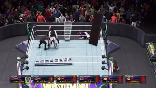 WWE 2K20 Friendly Affair (Triple Threat TLC Tag Team Championship Match)