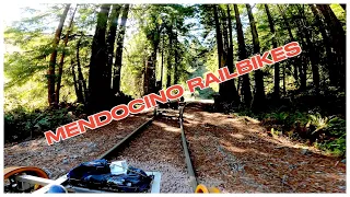 [MENDOCINO] Mendocino RailBikes Through Redwoods (4K)