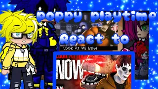 poppy playtime react to FNAF song (poppy playtime x Gacha) @FiveNightsMusic enjoy the video