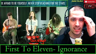 First To Eleven- Ignorance- Paramore Acoustic Cover (livestream) Reaction