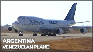 US demands seizure of Venezuelan plane grounded in Argentina