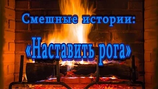 Смешные истории."Наставить рога".