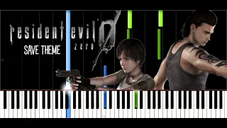 Save Theme - Resident Evil Zero OST / Synthesia Piano Tutorial