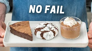 Epic NO-FAIL Chocolate Desserts