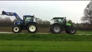 New Holland T6040 vs. Deutz K110(NH 121hp-deutz104 Hp)