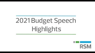 2021 Budget Speech Highlights