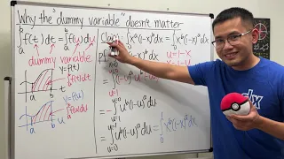 why "dummy variable" of a definite integral doesn't matter