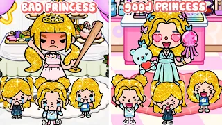 Bad Princess VS Good Princess! | Switched At Birth! | Toca Life World | Toca Boca