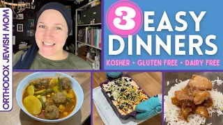 Easy Dinner Ideas | Kosher • Gluten Free • Dairy Free | Orthodox Jewish Mom (Jar of Fireflies)