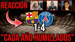 🤦😡 HINCHA DEL BARÇA REACCIONA AL BARCELONA 1-4 PSG Y MBAPPÉ: "CADA AÑO HUMILLADOS. ESTOY HARTO"