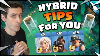 TIPS to IMPROVE your HYBRID Attack in Clash of Clans!