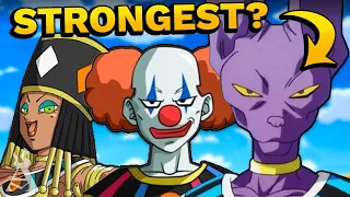 Ranking Every God Of Destruction From Weakest To Strongest
