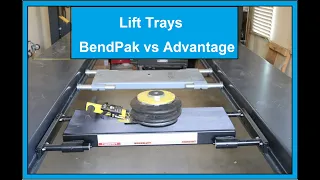 Part (4 of 6) 4-Post Lift Tray Review; BendPak vs Advantage, Compare and Contrast