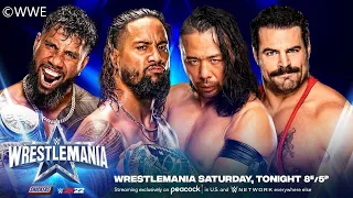 Usos (c) vs Boogs & Nakamura / SmackDown Tag Team Title Match / WrestleMania 38 Saturday / WWE 2K22