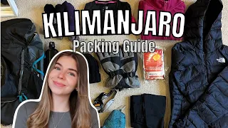 Kilimanjaro packing guide | Everything I packed + advice