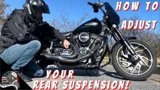 HOW TO: Adjust Your Rear Shock On Your Harley-Davidson Sport Glide!