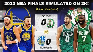 Simulating the 2022 NBA Finals on 2K! (Warriors VS Celtics)