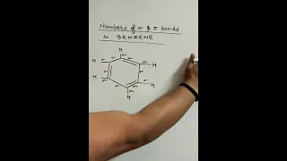 Trick to find number of sigma and pi Bonds || Sigma and pi  bonds in Benzene ||