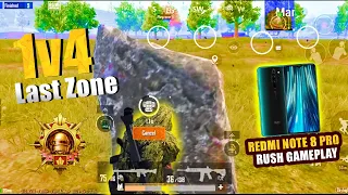 LAST ZONE 1V4 INTENSE FIGHT 😈 FULL RUSH GAMEPLAY 💥 REDMI NOTE 8 PRO