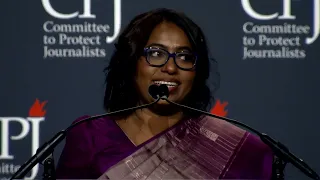 CPJ's 2023 International Press Freedom Awards: Shahina K.K.'s Speech