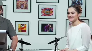 aiman khan with voice over man