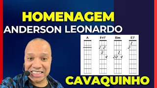 HOMENAGEM A ANDERSON LEONARDO NO CAVAQUINHO | TONINHO SORRISO