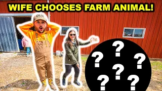 Letting My WIFE Choose My Next BACKYARD FARM Animal at the AUCTION!!! (Bad Idea)