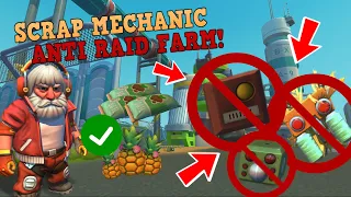 SCRAP MECHANIC FIRST ANTI RAID FARM IN SURVIVAL MODE // Скрап механик антирейд база