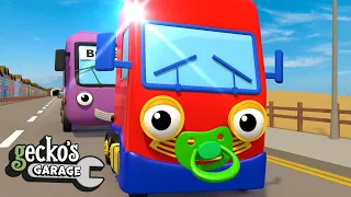 Learn Colors with Trucks | Gecko's Garage | Trucks For Children | Baby Truck & Bobby The Bus