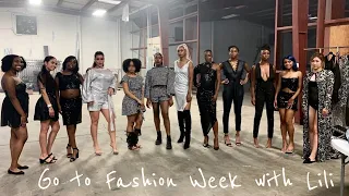 Go to Fashion Week in Atlanta with Lili-modeling and backstage #SBFW