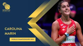 Carolina Marin, World Championships 2023 silver medallist