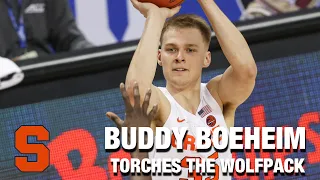 Syracuse's Buddy Boeheim On Fire In ACC Tournament Win Over NC State