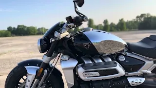 2023 Triumph Rocket 3 Chrome Edition walk around and startup.