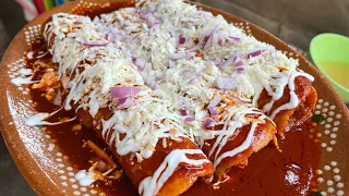 Enchiladas Rojas | Con Sabor a Guerrero